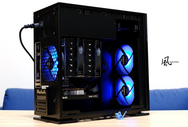 Intel Core i5-13500搭载BIOSTAR B760T-SILVER与Arc A380、INWIN 327实测