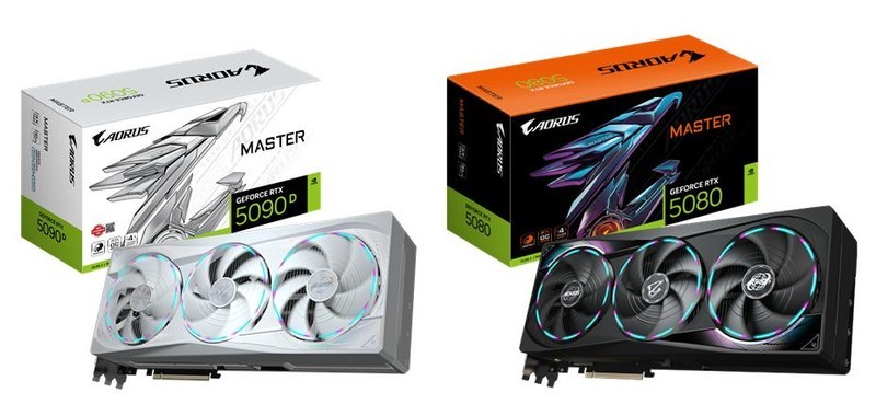 技嘉发布RTX 5090和RTX 5080显卡：散热升级，性能爆表