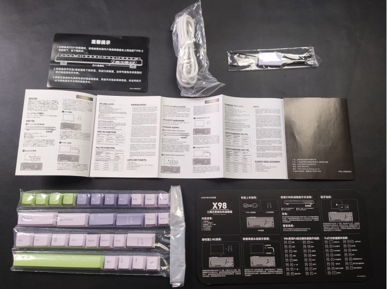 垃圾佬的新伙伴-黑爵鼠标垫/XINMENG新盟X98机械键盘/黑爵AJ139 PRO 游戏鼠标