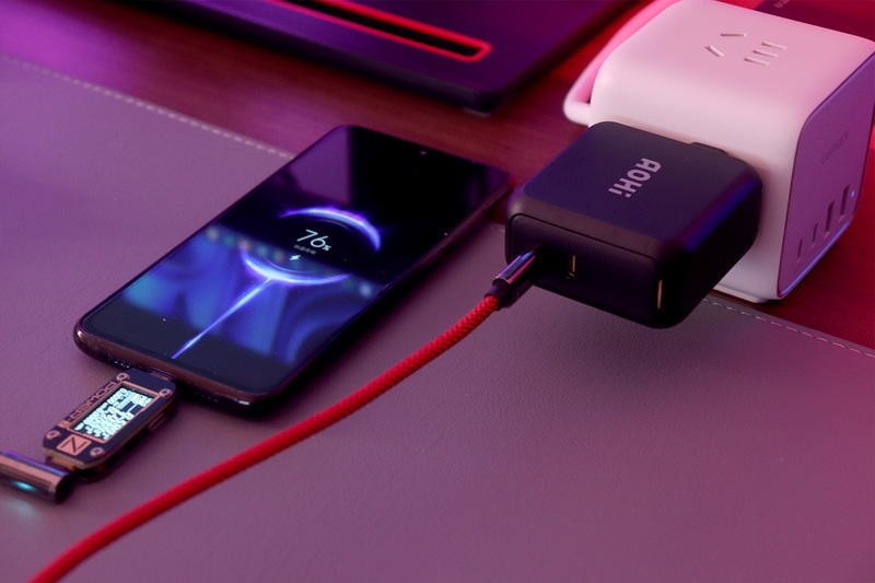 双C口超小体积，100W快充不烫：AOHI氮化镓多口充电器体验