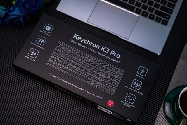keychron k3 pro矮轴机械键盘，明明可以靠“脸”，非要靠实力！