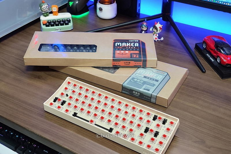 热升华PBT颜值担当，Lofree洛斐小翘山东舰+龙舌兰主题键帽换装秀