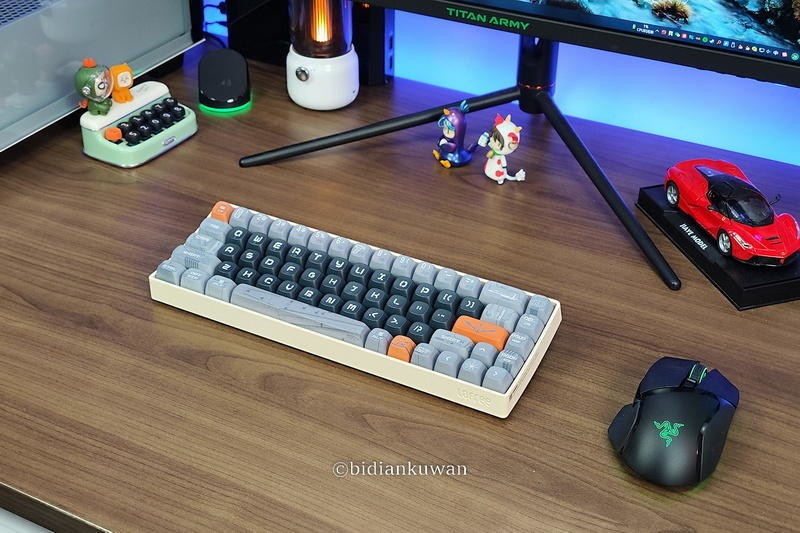 热升华PBT颜值担当，Lofree洛斐小翘山东舰+龙舌兰主题键帽换装秀