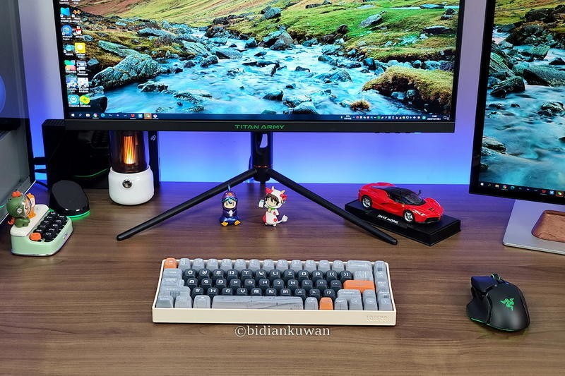 热升华PBT颜值担当，Lofree洛斐小翘山东舰+龙舌兰主题键帽换装秀