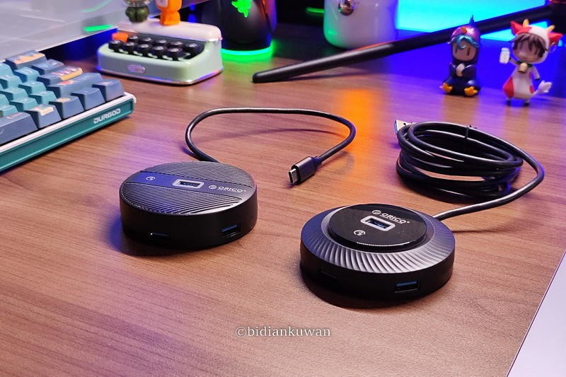 喜形于色的幻彩扩展：ORICO四合一USB扩展坞，长短AC两相宜