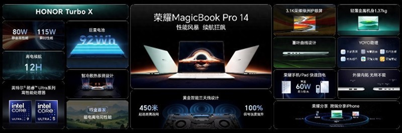 续航狂飙，性能炸裂！荣耀MagicBook Pro 14国补价4799元起