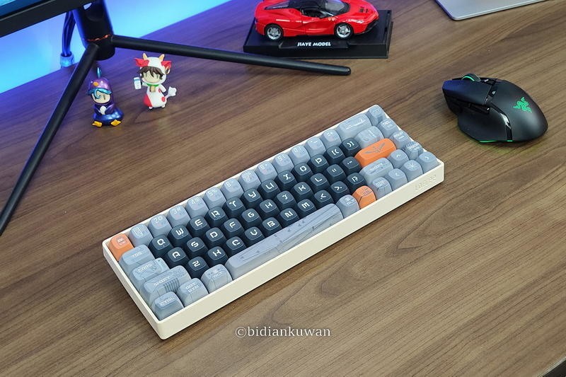 热升华PBT颜值担当，Lofree洛斐小翘山东舰+龙舌兰主题键帽换装秀