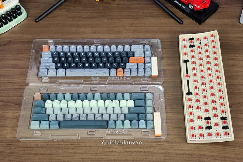 热升华PBT颜值担当，Lofree洛斐小翘山东舰+龙舌兰主题键帽换装秀