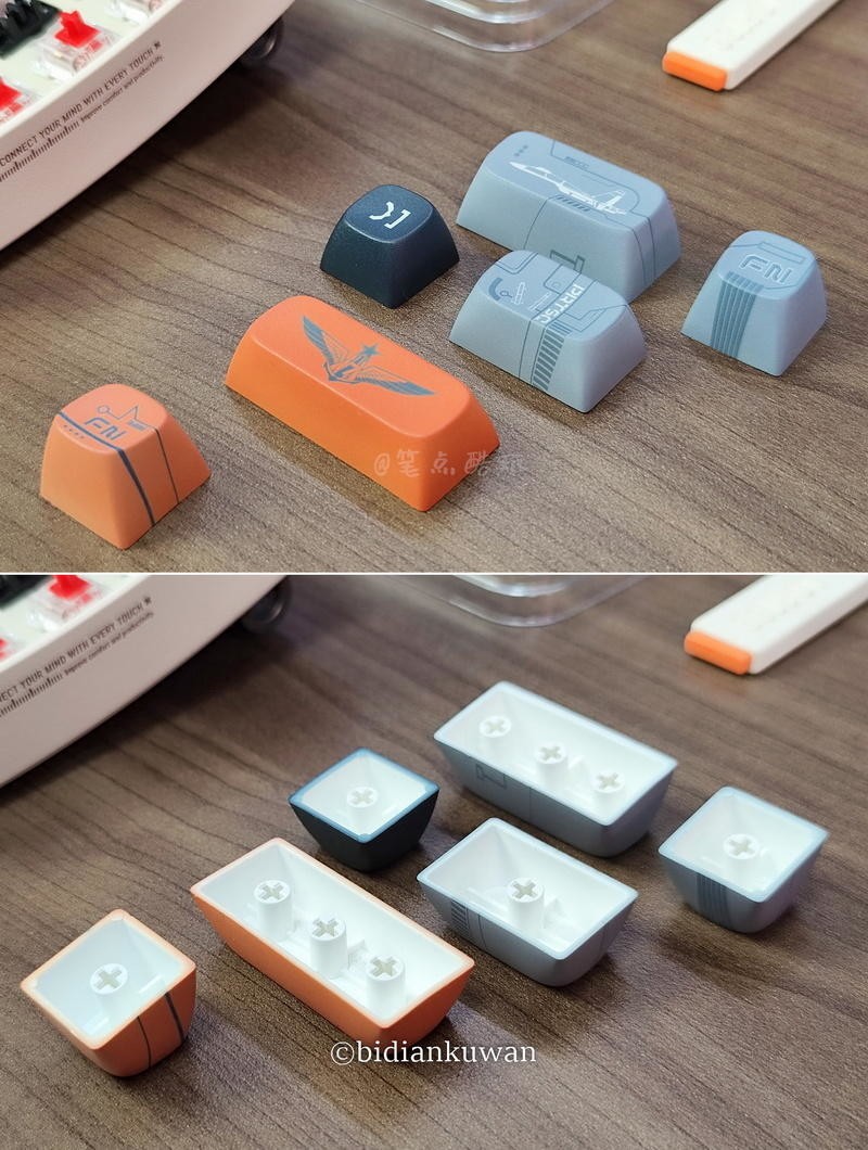 热升华PBT颜值担当，Lofree洛斐小翘山东舰+龙舌兰主题键帽换装秀