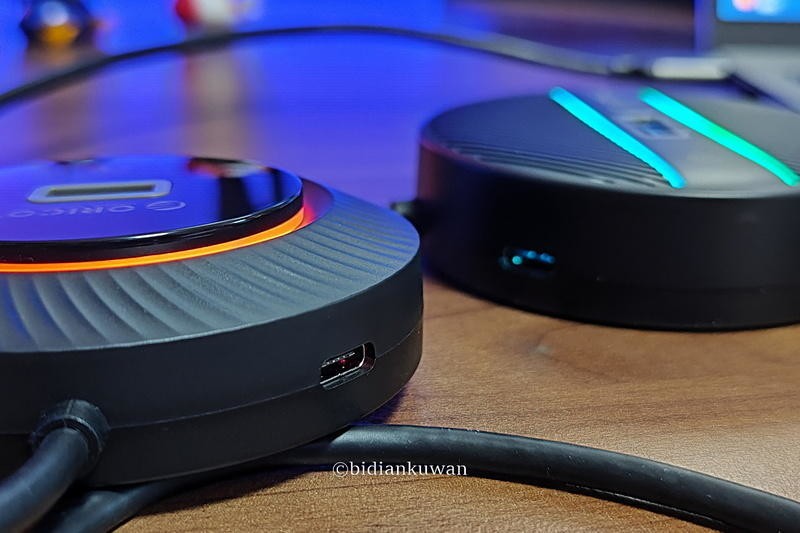 喜形于色的幻彩扩展：ORICO四合一USB扩展坞，长短AC两相宜