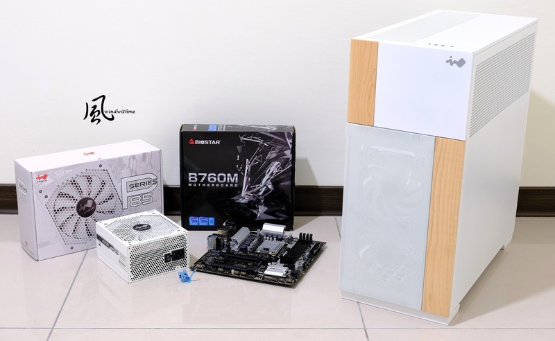 BIOSTAR B760MZ-E PRO搭载Intel Core i5-14500实测与InWin F5白色机壳开箱