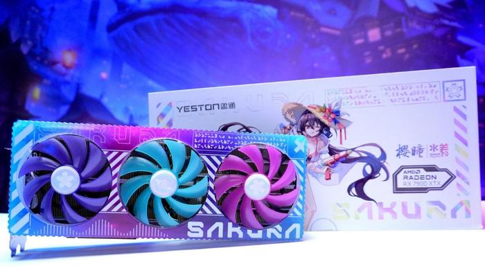 终于忍不住想把玩一下，盈通RX 7900XTX樱瞳水着显卡开箱评测