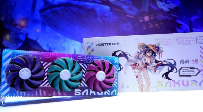 终于忍不住想把玩一下，盈通RX 7900XTX樱瞳水着显卡开箱评测