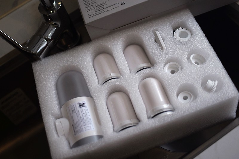 看到见的健康好水.5重复合过滤 小米米家龙头净水器2