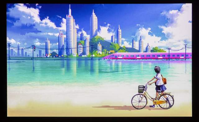 明基E592高清智能投影仪：120寸以上投屏画面依然清晰，体验超赞