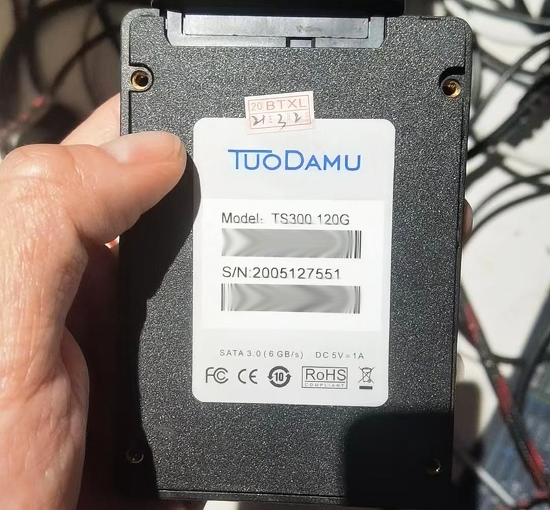 TUODAMU TS300固态维修，附SM2259XT量产工具，29F64B2ALCTJ1(B27A)颗粒89C41832A200