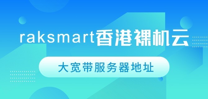 raksmart香港裸机云大宽带服务器地址