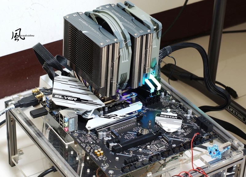 Intel Core i7-13700搭载BIOSTAR B760A-SILVER风冷实测