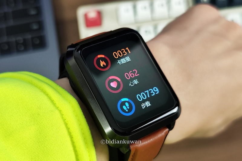 腕上微型气泵，一键精准测血压，dido E50S Pro气囊式血压智能手表