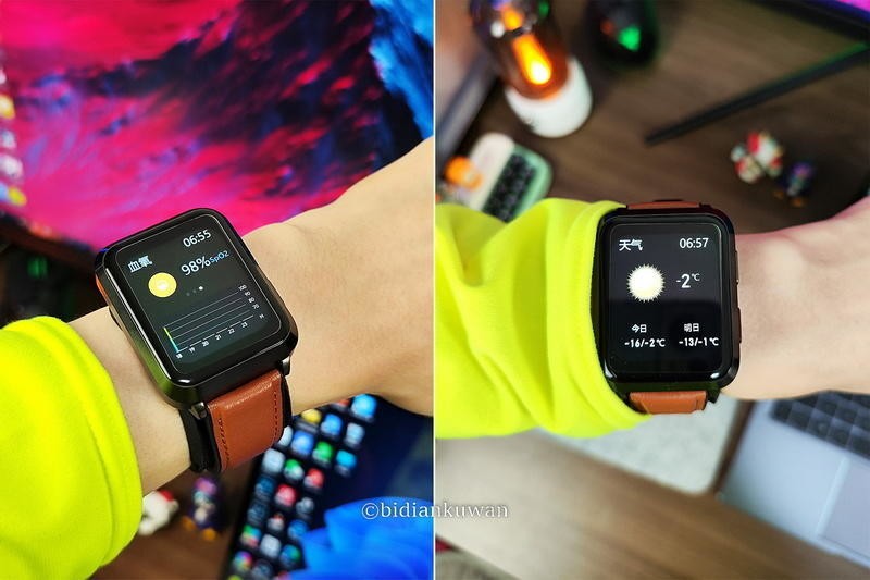 腕上微型气泵，一键精准测血压，dido E50S Pro气囊式血压智能手表