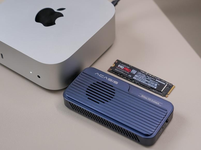 阿卡西斯携手星空体育平台9100Pro，雷电5底座将至，重塑Mac mini生产力