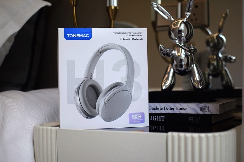 80小时超长续航 唐麦H3主动降噪ANC头戴耳机