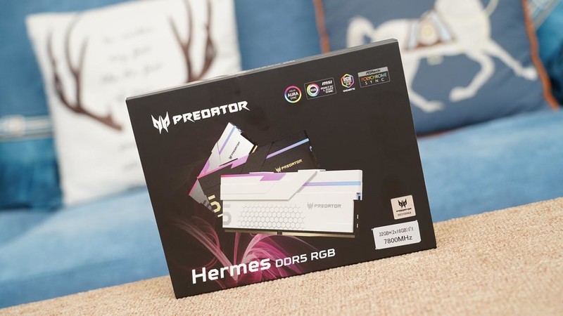 超高频D5内存的实力？宏碁掠夺者Hermes DDR5 7800 RGB实测体验