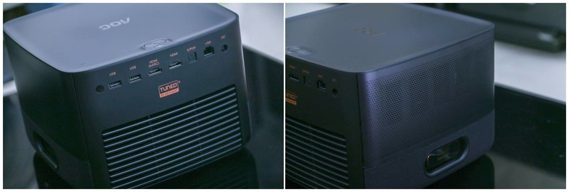 AOC K1S激光投影：4500ANSI不虚标，还豪配帝瓦雷音响，配置很顶！