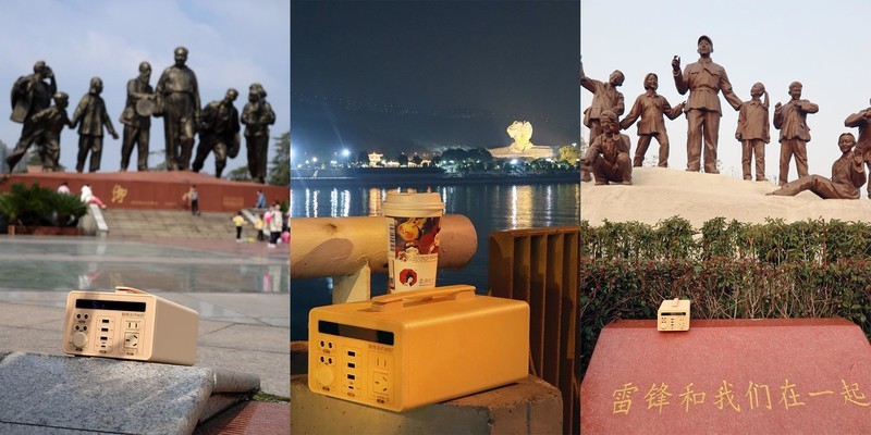 驱车200公里自驾橘子洲头 移族P800户外电源一路护航