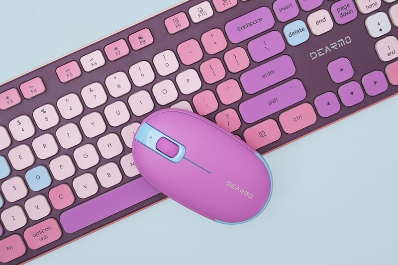 分不清色号的直男同样浪漫，给女性朋友推荐高颜值键鼠