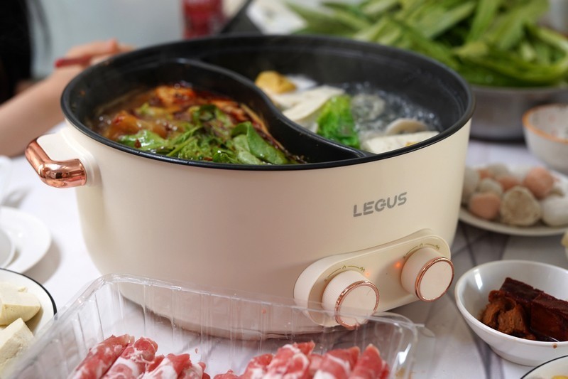 家庭聚餐的完美选择 LEGUS雷格斯分区独立控温鸳鸯电火锅