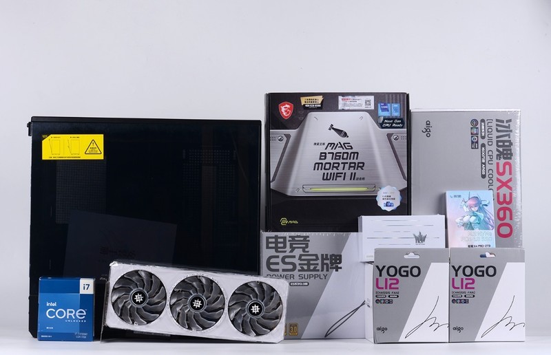 开机看灯效，关机看镜面：全新爱国者星璨岚黑镜机箱+13700KF+4070Ti装机