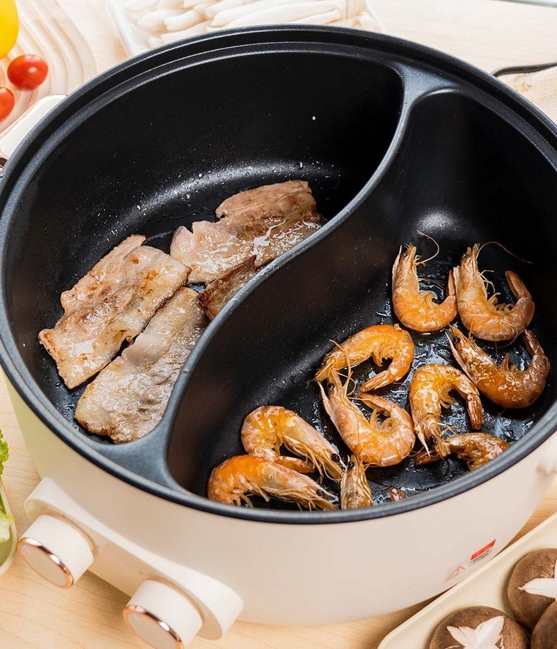 家庭聚餐的完美选择 LEGUS雷格斯分区独立控温鸳鸯电火锅