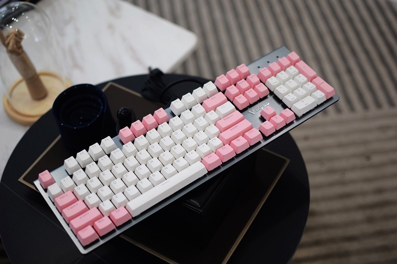 自主银轴防尘防水 雷柏V530防水背光游戏机械键盘