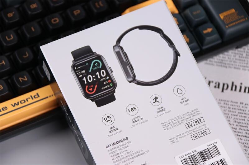支持百种运动检测，IPX8级防水长续航，QCY Watch GTS智能手表体验