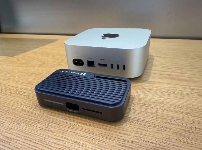 解锁Mac mini的无限可能——ACASIS阿卡西斯TB501雷电5硬盘盒评测