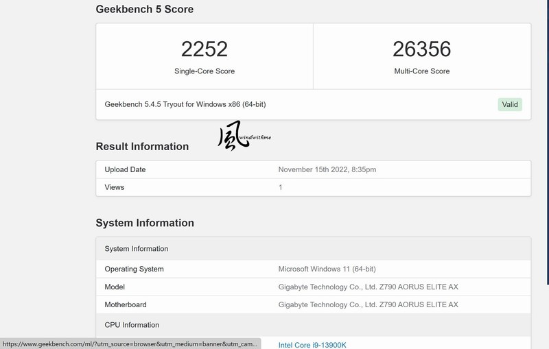 Intel Core i9-13900K搭配GIGABYTE RTX 4090高阶主机效能实测