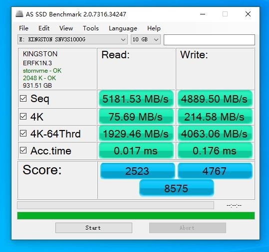 金士顿NV3 1TB固态硬盘开箱试玩：有想法的固件设定