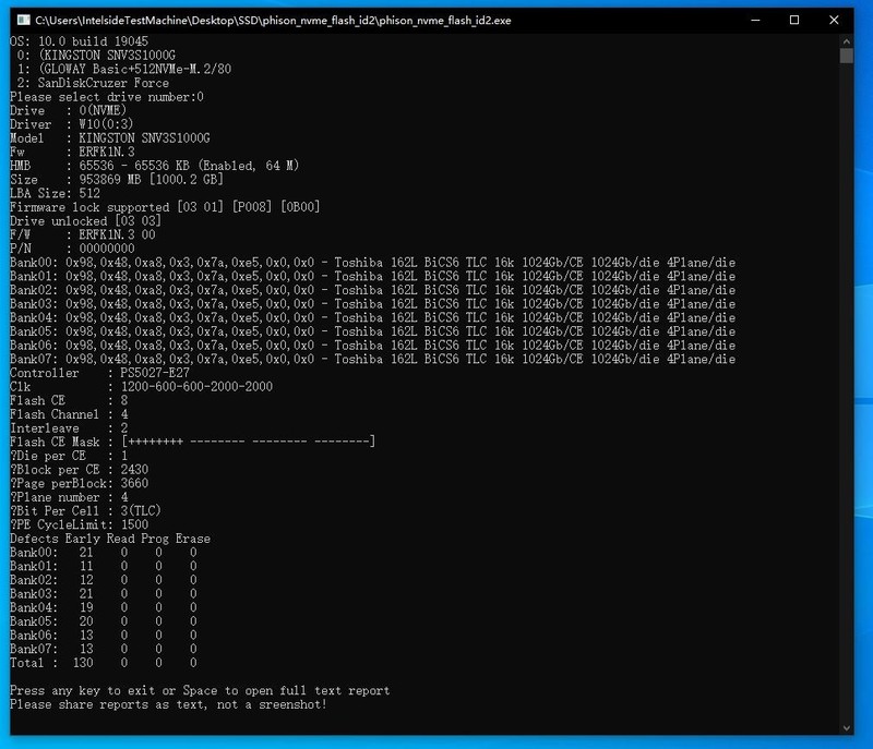 金士顿NV3 1TB固态硬盘开箱试玩：有想法的固件设定