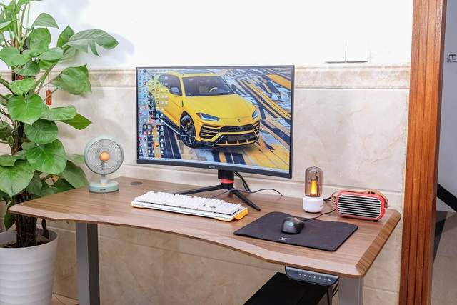 久坐腰酸背痛，乐歌电动升降桌E5S坐站循环交替，让腰背透个气