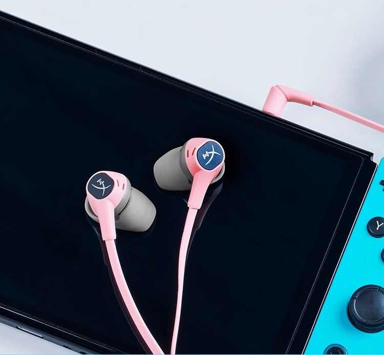 极度未知HyperX Cloud Earbuds电竞游戏耳机（樱花粉）新鲜上市