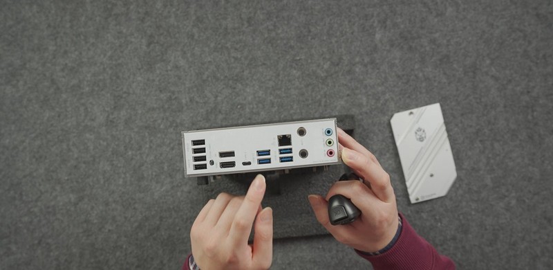 DIY-APE H610 KING背插式主板体验 真背部走线应该是这样的！