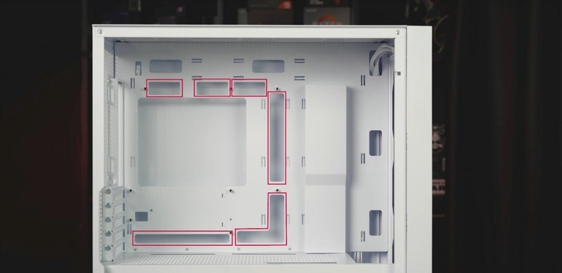 DIY-APE H610 KING背插式主板体验 真背部走线应该是这样的！