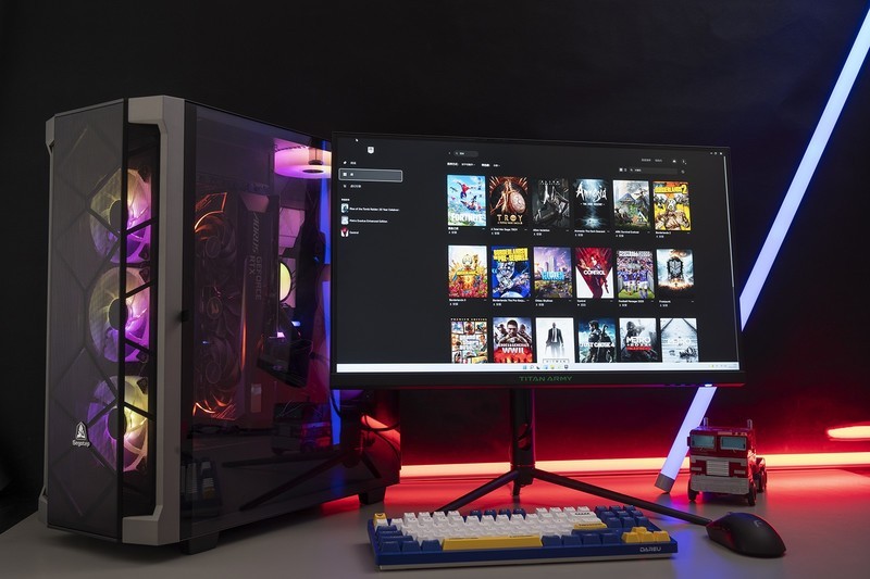 一步到位，4K 144Hz高刷爽快玩，泰坦军团P2SA2V旗舰电竞显示器