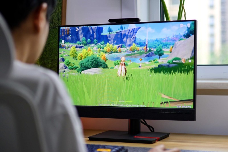 联想T24v-30显示器体验，自带红外高清摄像头，专为网课会议打造