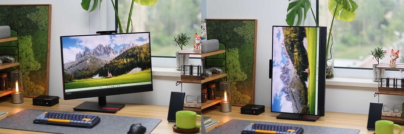 联想T24v-30显示器体验，自带红外高清摄像头，专为网课会议打造