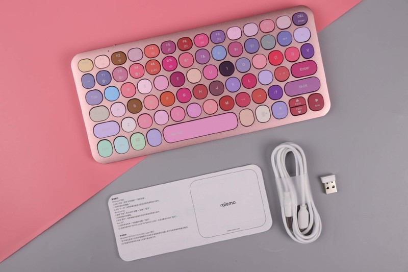 键帽色彩玩出花！支持多模连接，雷柏ralemo Pre 2 mini彩妆键盘体验