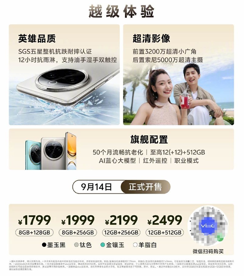 一图看懂vivo新品！vivo Y300 Pro资讯一图流！