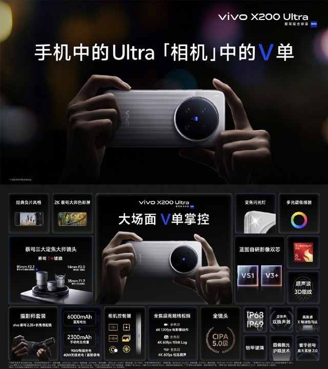 解锁超感体验！vivo X200 Ultra 正式开启预售