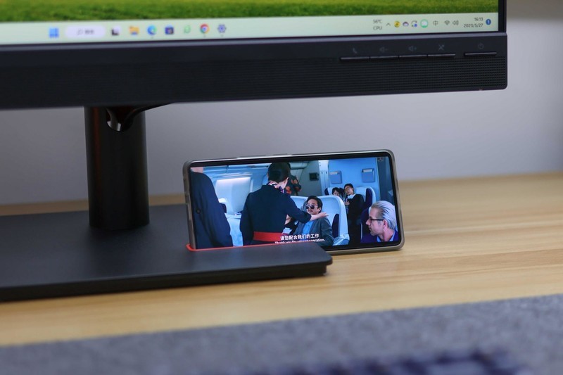 联想T24v-30显示器体验，自带红外高清摄像头，专为网课会议打造